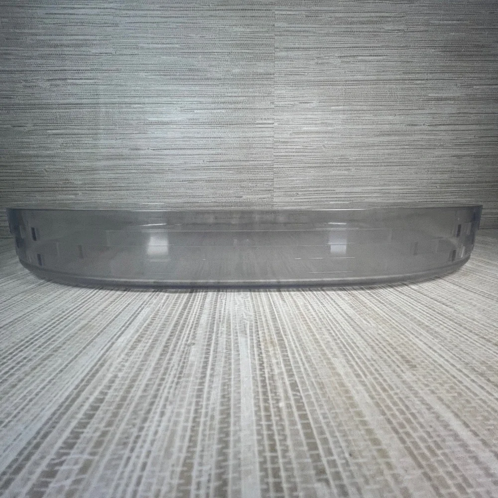 Longaberger Large Oval‎ Basket Protector and Lid Set 40360 40362 Clear White